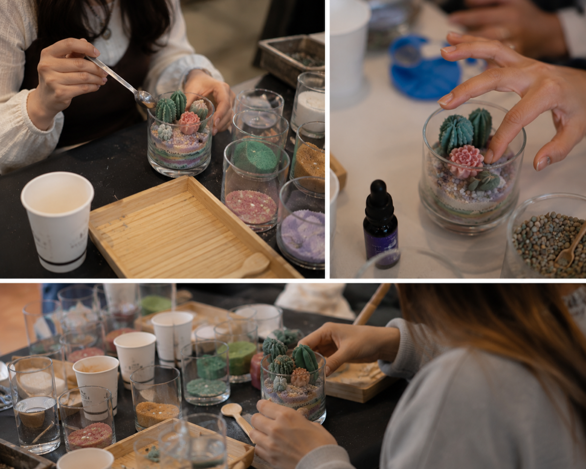 Succulent Candle Making Workshop
