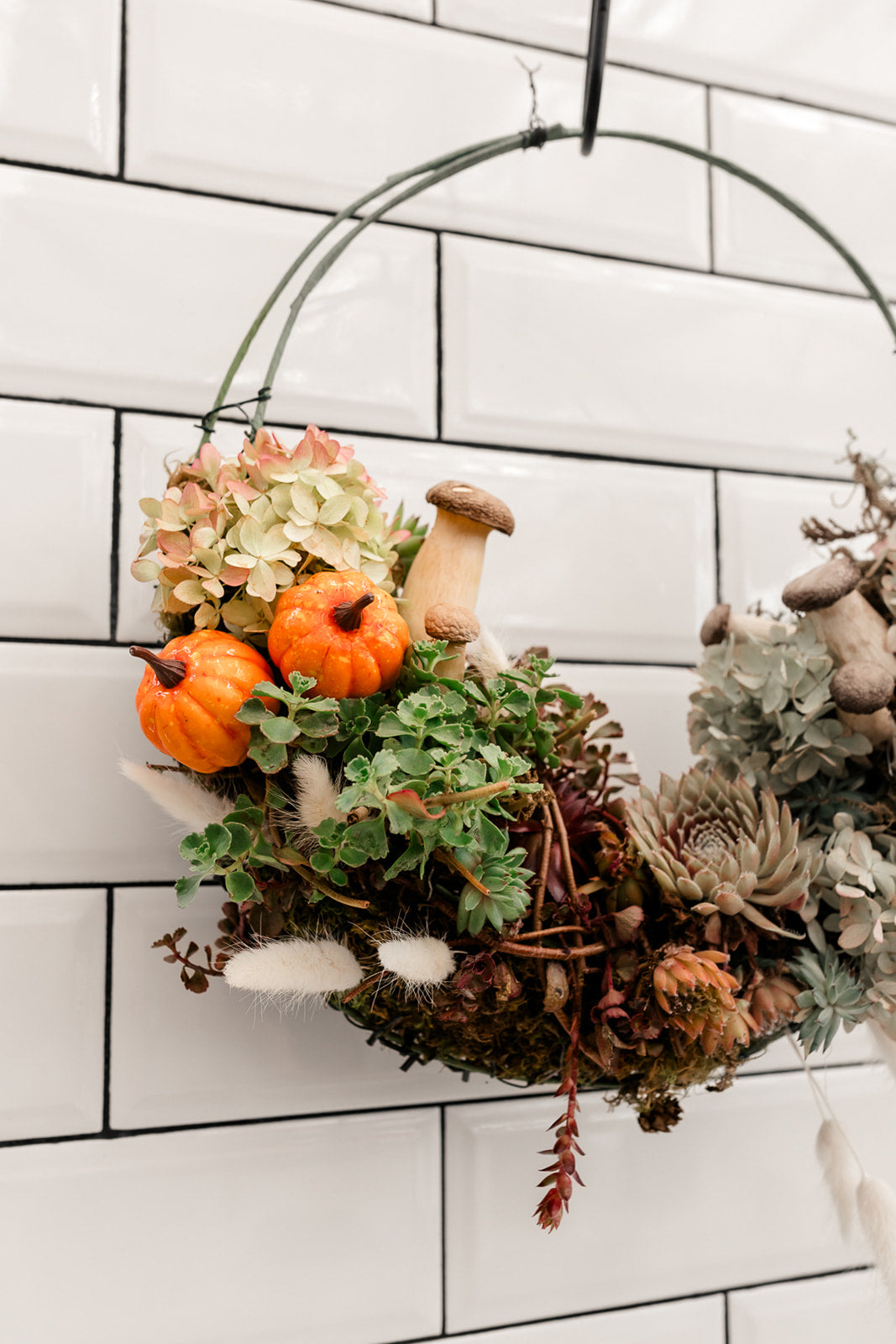 Autumn Elegance: Mixed Floral Wreath