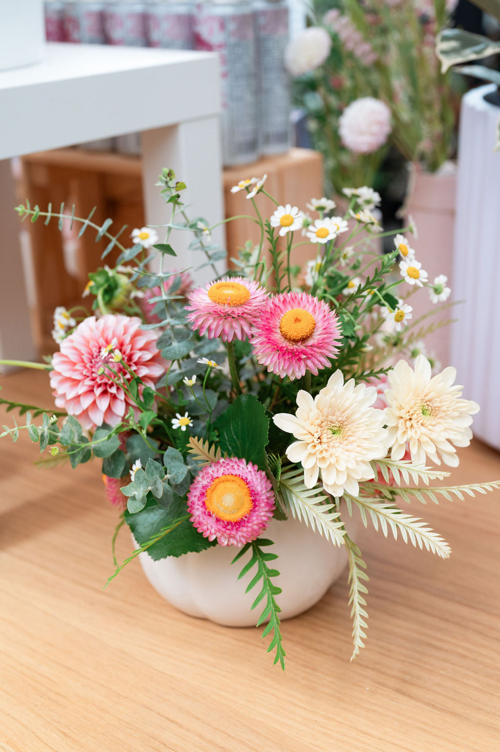 Pumpkin Floral Centerpiece