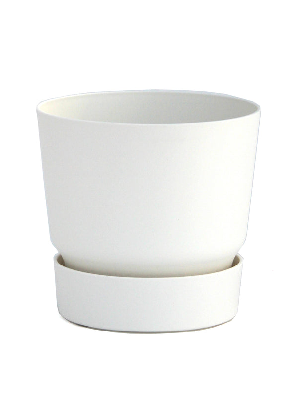 Elho Greenville Round Pot (White)