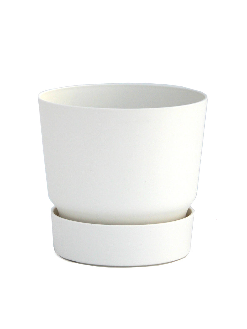 Elho Greenville Round Pot (White)