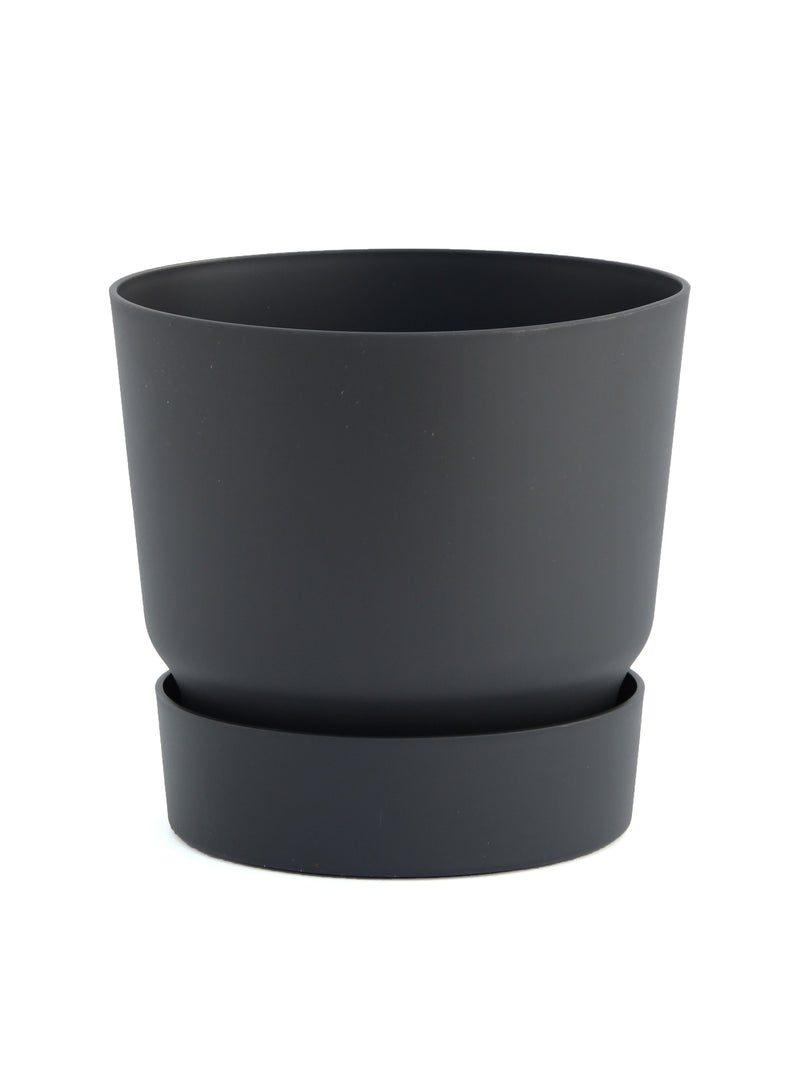 Elho Greenville Round Pot (Black)