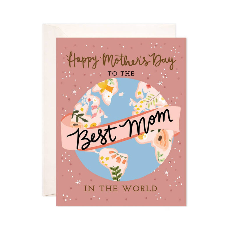 Mother's Day World's Best Mom Greeting Card