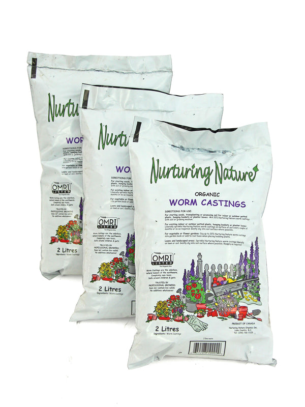 Nurturing Nature Organic Worm Castings - 2L